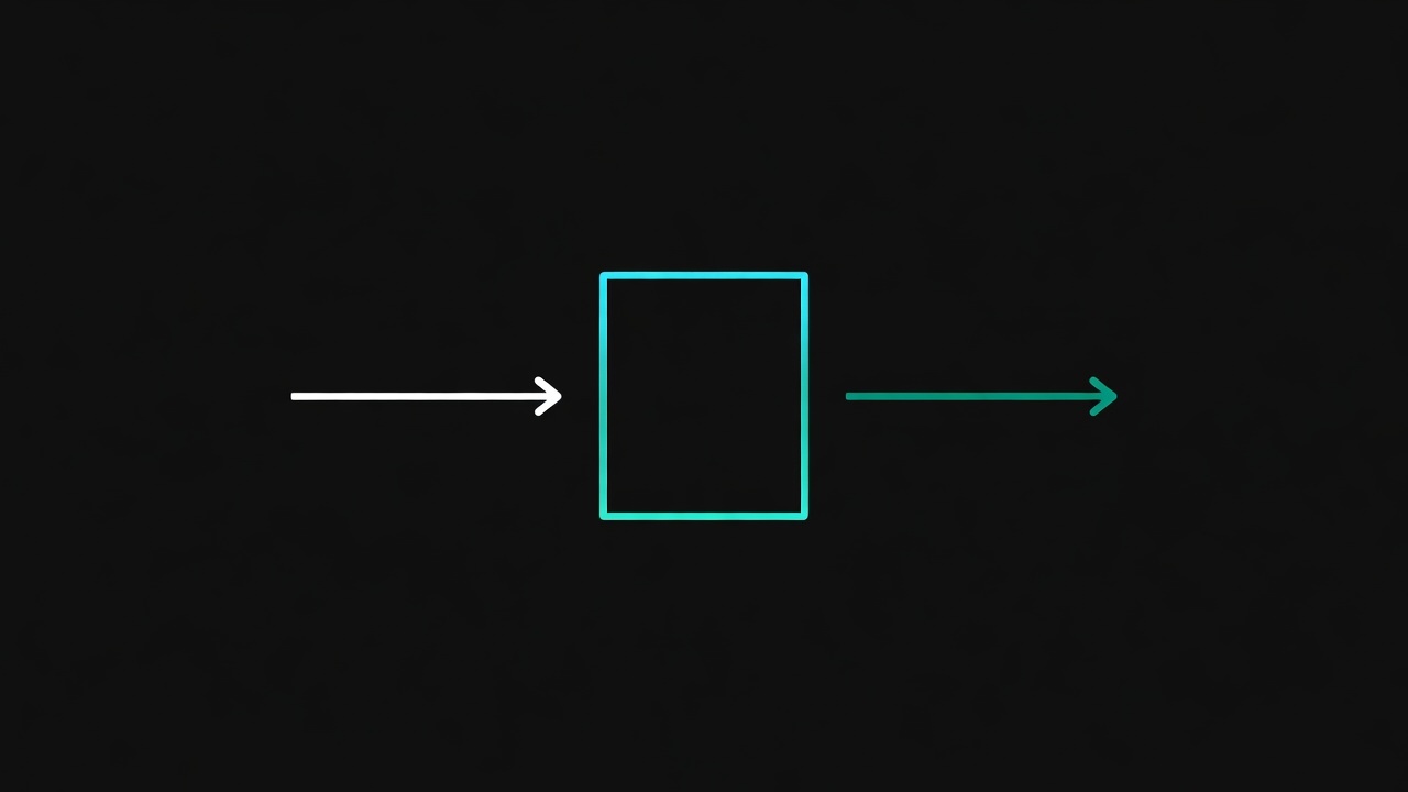 Request arrow entering enclave, verified output emerging